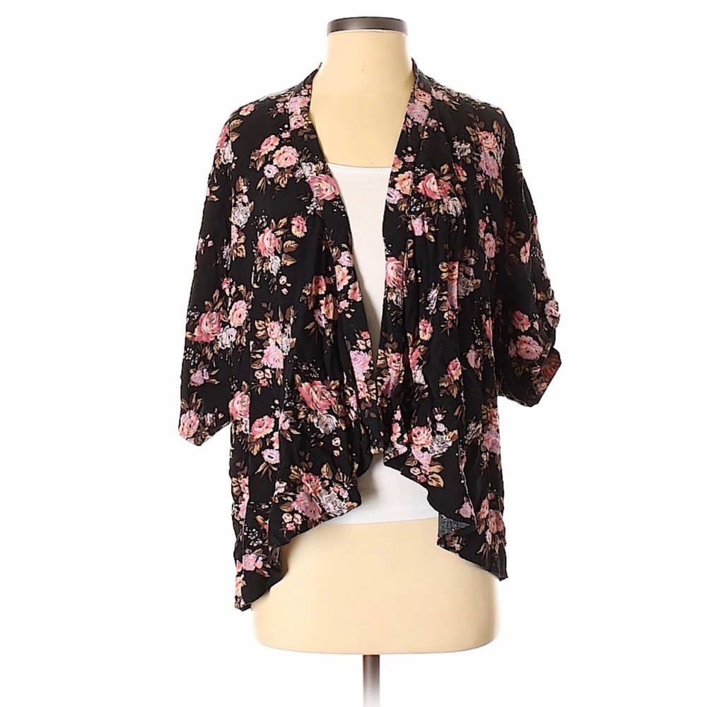 Forever 21 floral kimono jacket top